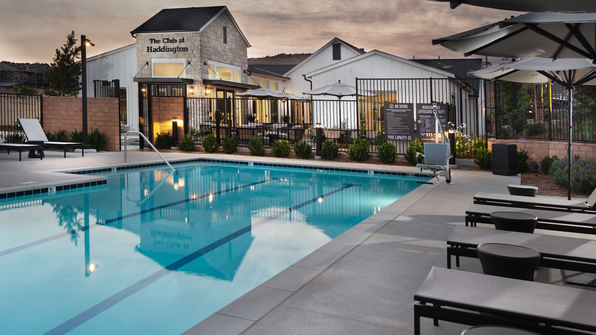 Haddington recreation amenity building at Côta Vera community in Chula Vista
