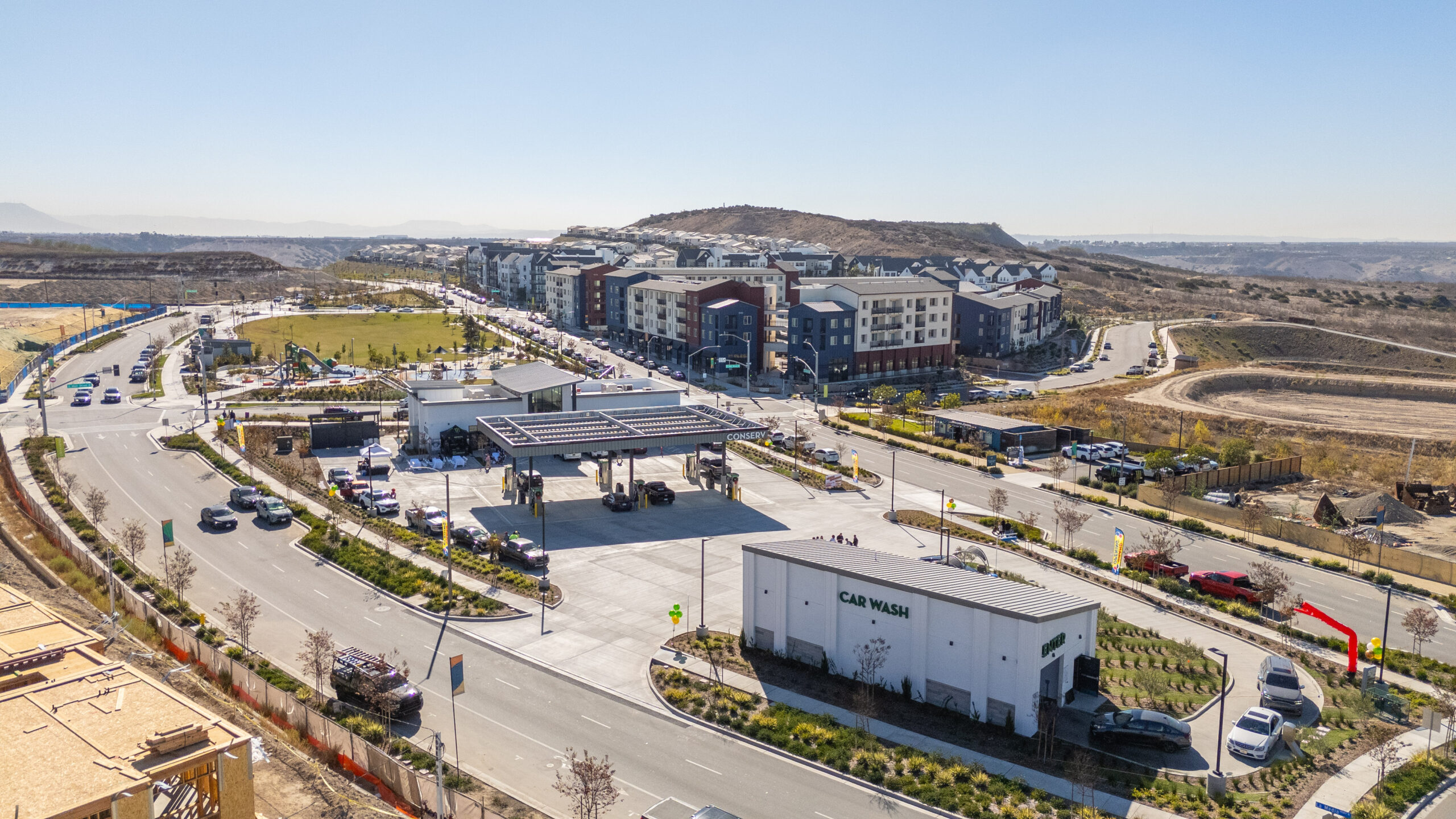 default Aerial drone view of Côta Vera community in Chula Vista CA