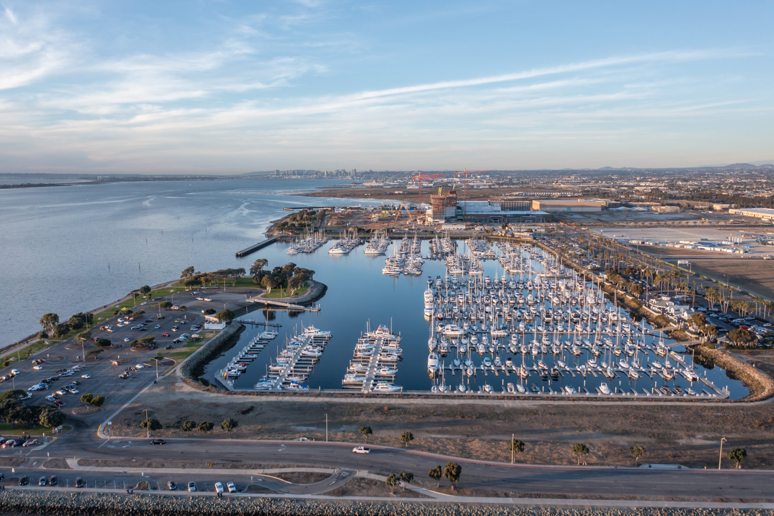 Chula,Vista,Marina,With,View,Of,Downtown,San,Diego,And Chula Vista Marina